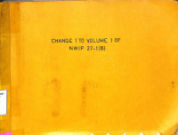 Change 1 to Volume 1 of NWIP 27-1 (B)