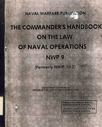 The Commanders  Handbook On The Law Of Naval Operations