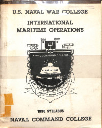 International Maritime Operations 1990 Syllabus