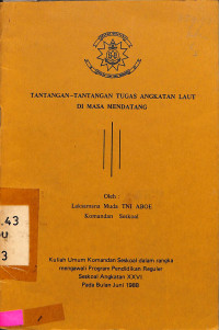 Tantangan-Tantangan Tugas Angkatan Laut di Masa Mendatang