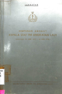 Himpunan Amanat Kasal (Periode 23 Juni 1977 - 12 Juni 1978)