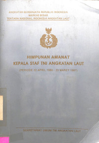 Himpunan Amanat Kasal (Periode 23 Juni 1977 - 12 Juni 1978)