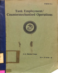 Tank Employment/ Countermechanized Operations