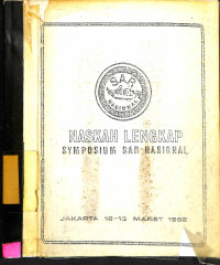 Naskah Lengkap Symposium SAR Nasional