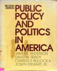 Public Policy and Politics in America