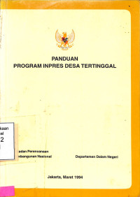 Panduan Program Inpres Desa Tertinggal