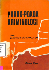 Pokok-Pokok kriminologi