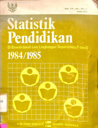 Statistik Pendidikan di Bawah dan di Luar Lingkungan Departemen P dan K