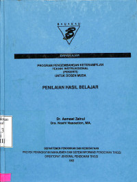 Program Pengembangan Ketrampilan Teknik Instruksional (Pekerti) UNTUK DOSEN MUDA: Penilaian Hasil Belajar