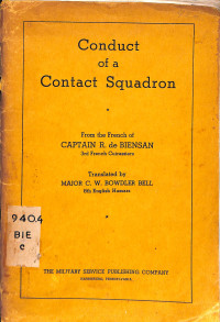 Conduct Of A Contact Squadron