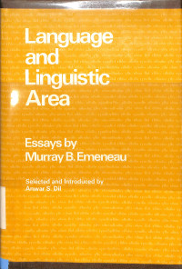 LANGUAGE AND LINGUISTIC AREA