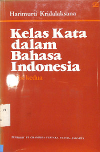 KELAS KATA DALAM BAHASA INDONESIA EDISI KEDUA