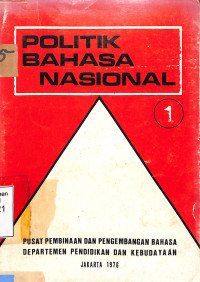 Politik Bahasa Nasional 1