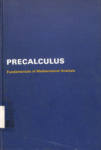 Precalculus: fundamentals of mathematical analysis