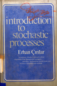 Introduction To Stochastic Processes