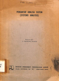 Pengantra Analisa Sistem (Systems Analysis)