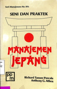 Seni dan praktek manajemen Jepang; pelajaran bagi negara barat