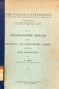 The Snellius-Expedition (Oceanografic Results) Vol. II