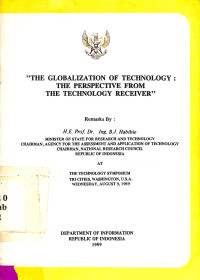 The Globalization of Technology : The Perspective from the Technology Receiver