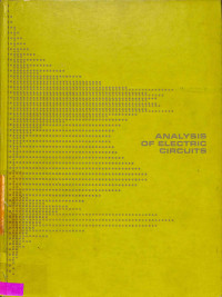 Analysis of Electric Circuits