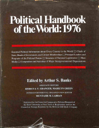 Political Handbook Of The World : 1976