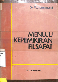 Menuju Kepemikiran Filsafat