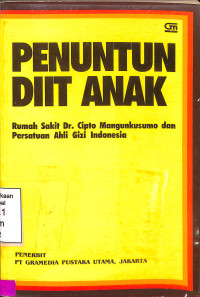 Penuntun Diit Anak  RSCM. dan Persatuan Ahli Gizi Indonesia