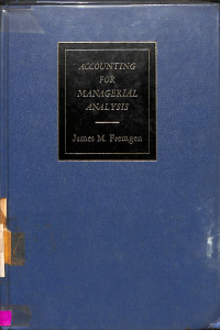 Accounting for Managerial Analysis