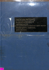 Accounting A Managenent Approach