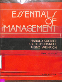 Essentials of management