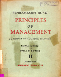 Pembahasan Buku Principles of Management II