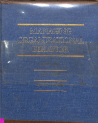 Managing organizational behavior