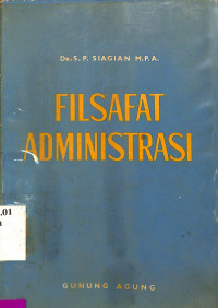 Filsafat Administrasi