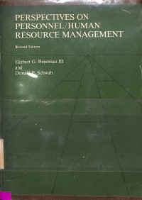 Perspectives on personnel/human resource management