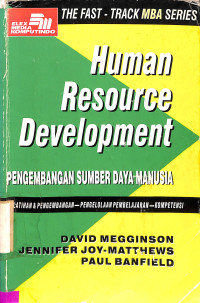 Human resources development = Pengembangan sumber daya manusia...