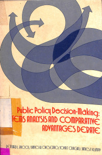 Public policy decision-making: systems analysis and comparative..