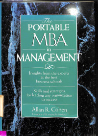 The Portable MBA In Management