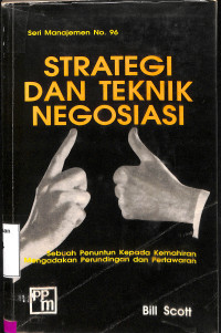 Strategi Dan Teknik Negosiasi