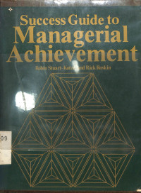 Success guide to managerial achievement