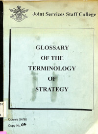 Glossary of the Terminology of Strategy