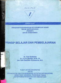 Bahan ajar program pengembangan dasar teknik instruksional