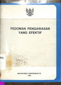 Pedoman pengawasan yang efektif