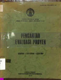 Pengantar Evaluasi Proyek