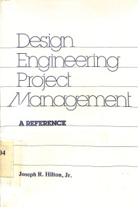 Design engineering project management: arefrence