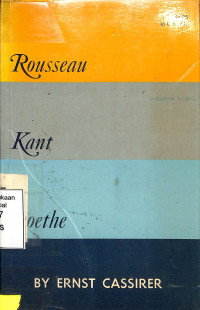 Rousseau Kant Geothe