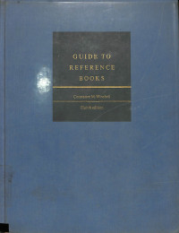 Guide To Reference Books