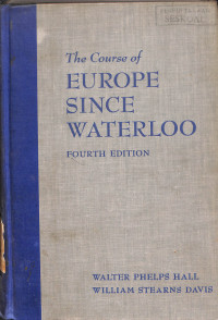 The Couse of Europe Since Waterloo