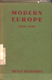 modern europe 1789-1945