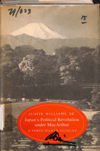 Japans Political Revolution Under MacArthur