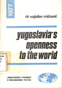 Yugoslavias Openness To The World